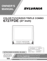Sylvania TV VCR Combo 6727FDE Manual de usuario