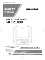 Sylvania TV VCR Combo SRC2109D Manual de usuario