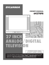 Sylvania CRT Television 6427GFG Manual de usuario