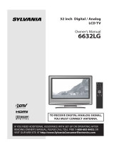 Sylvania Flat Panel Television 6632LG Manual de usuario