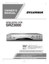 Sylvania DVD VCR Combo SRZ3000 Manual de usuario