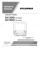 Sylvania 6513DD Manual de usuario