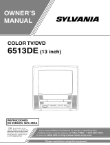 Sylvania COLOR TV/DVD Manual de usuario