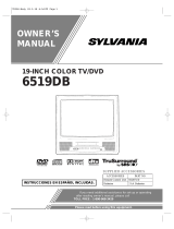 Sylvania TV DVD Combo 6519DB Manual de usuario