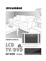 Sylvania TV DVD Combo 6615LDG Manual de usuario