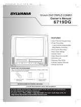 Magnavox TV DVD Combo 6719DG Manual de usuario