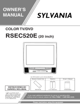 Sylvania TV DVD Combo RSEC520E Manual de usuario