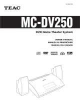 TEAC Home Theater System MC-DV250 Manual de usuario