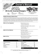 Tripp Lite Battery Charger APS Series Manual de usuario