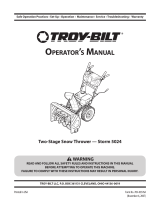 Troy-Bilt Snow Blower 5024 Manual de usuario