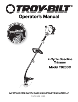MTD TB20DC Manual de usuario