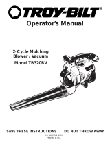 MTD Vacuum Cleaner TB320BV Manual de usuario