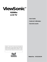 ViewSonic Flat Panel Television N2690w Manual de usuario