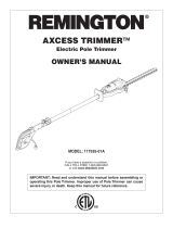 Remington Power Tools Axcess 117535-01A Manual de usuario