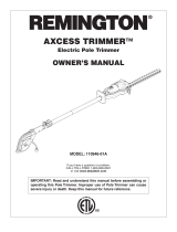 Remington Power Tools 110946-01A Manual de usuario
