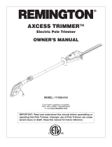Remington Trimmer 117535-01A Manual de usuario