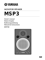 Yamaha Speaker Monitor Speaker Manual de usuario