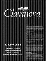 Yamaha Electronic Keyboard CLP-311 Manual de usuario