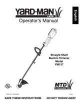 Yard Machines YM137 Manual de usuario