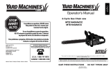Yard Machines MTD1840AVCC Manual de usuario