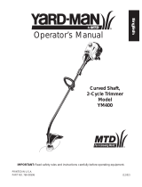 MTD Trimmer YM400 Manual de usuario