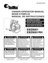 Zenoah Blower EBZ8001RH Manual de usuario