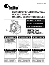 RedMax Blower EBZ8001 Manual de usuario