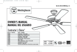 Westinghouse Fan 78019 Manual de usuario