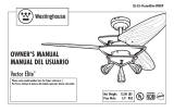 Westinghouse Outdoor Ceiling Fan UL-ES-VectorElite-WH09 Manual de usuario