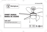 Westinghouse Outdoor Ceiling Fan UL-ES-TurboSwirl-WH05 Manual de usuario