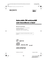 Sony CDX-GT927UX El manual del propietario