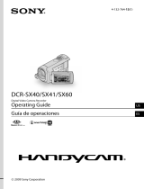 Sony DCR-SX60 Instrucciones de operación