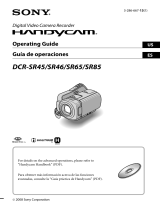 Sony HANDYCAM DCR-SR65 Instrucciones de operación