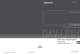 Sony DAV-LF1H Manual de usuario