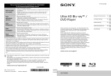 Sony UBP-X800M2 Instrucciones de operación