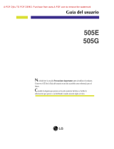 LG 505G El manual del propietario