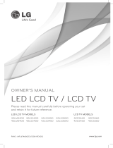 LG 42CS460 El manual del propietario