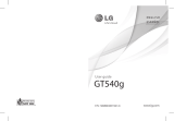 LG GT540G.APRNBK Manual de usuario