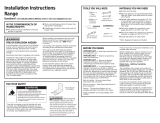 GE JGS750EEFES Guía de instalación