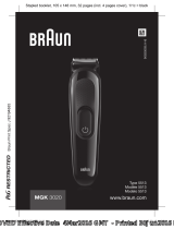 Braun MGK 3020 Manual de usuario