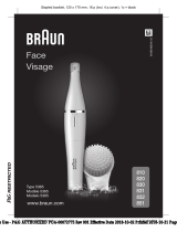 Braun 810, 820, 830, 831, 832, 851, Face, Visage Manual de usuario