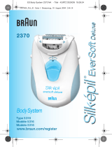 Braun 2370,  Silk-épil EverSoft,  Deluxe Manual de usuario