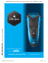 Braun shave&trim, Old Spice Manual de usuario