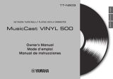 Yamaha MUSICCAST VINYL 500 Manual de usuario