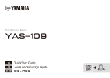 Yamaha YAS-109 Guía de inicio rápido