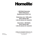Homelite HGCA1400 Series El manual del propietario