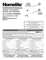 Homelite UT33600B El manual del propietario