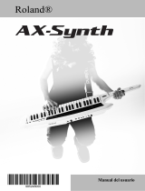 Roland AX-Synth Manual de usuario