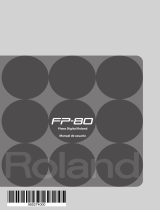 Roland FP-80 Manual de usuario