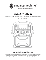 Singing Machine SML271 Manual de usuario